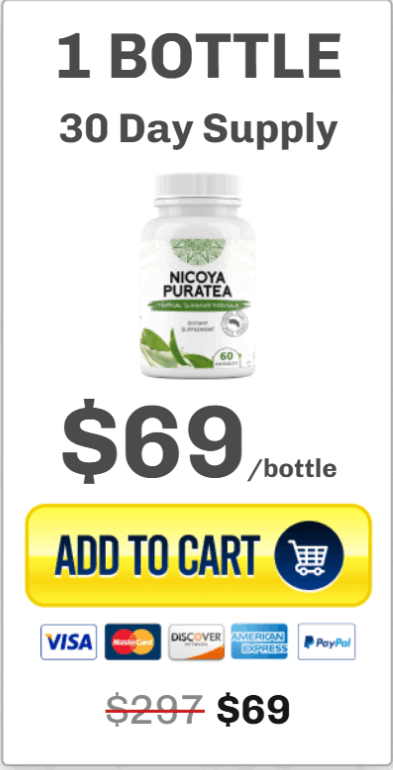 Nicoya PuraTea 1 $69/bottle